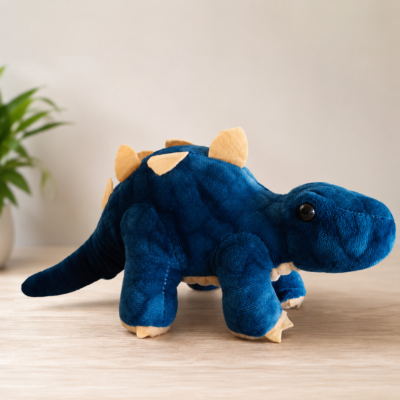 Peluche Dinosaurio Estegosaurio Azul