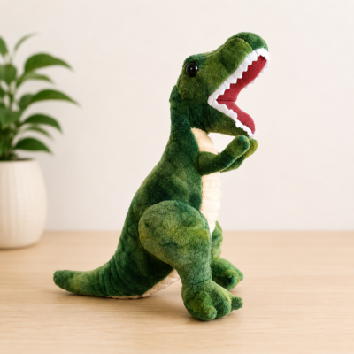 Peluche Dinosaurio T-Rex Verde
