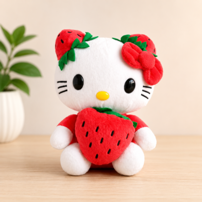 Peluche Hello Kitty Fresa